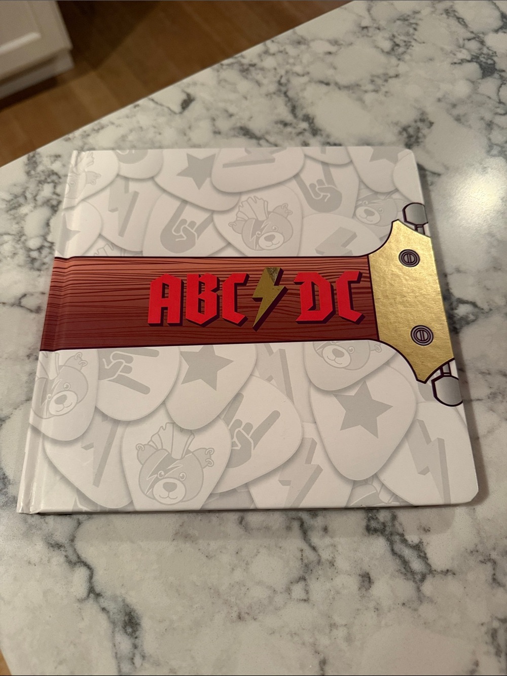 ABC DC Hardcover Kids Book with Red and Gold Accent